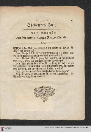 Siebentes Buch