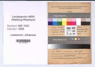 Entnazifizierung Johannes Loewenich , geb. 05.02.1903 (Lehrer)