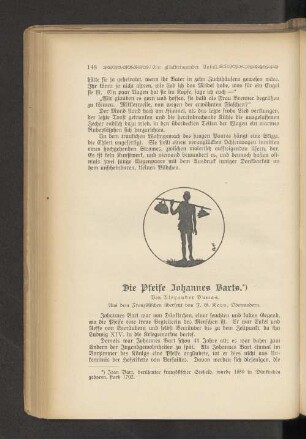Die Pfeife Johannes Barts.