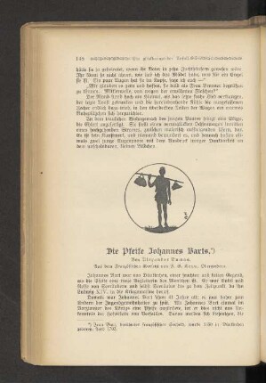 Die Pfeife Johannes Barts.