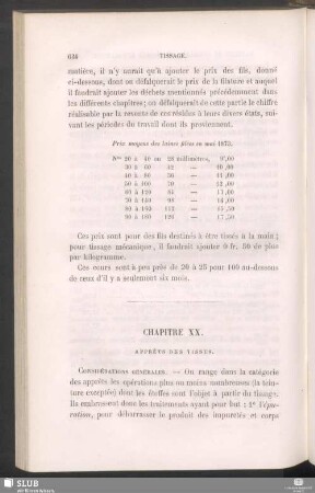 Chapitre XX. Apprêts des tissus