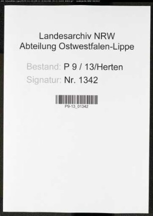 Sterberegister Standesamt Herten
