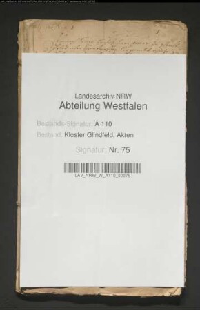 Kloster Glindfeld ./. Markgenossen zu Elkeringhausen wegen Holzhauens im Brimmenberg.