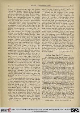 3: Ueber das Battik-Verfahren