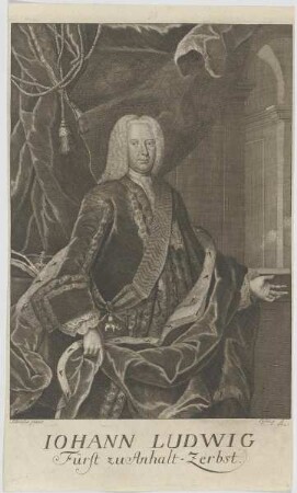 Bildnis des Iohann Ludwig von Anhalt-Zerbst