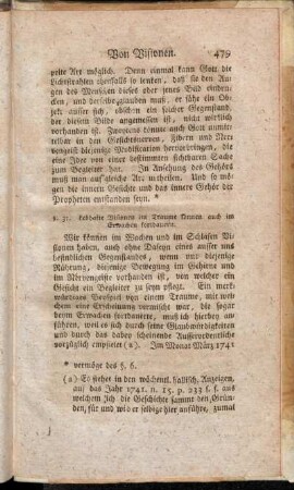 §. 31. Lebhafte Visionen im Traume können auch im Erwachen fortdauern.