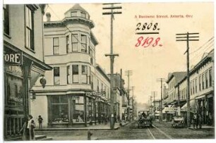 Astoria, Oregon. A Business Street