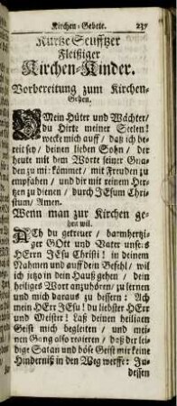 Kirchen-Gebete.