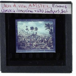 Braunschweiger Monogrammist, Einzug Christi in Jerusalem (Stuttgart SG 479)