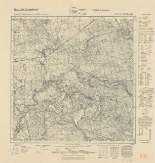2275 Gr. Schliewitz, Topographische Karte 1:25000 (4cm - Karte)