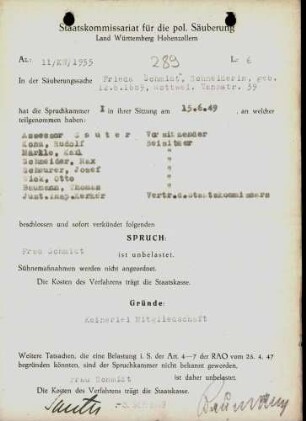 Schmidt, Frieda