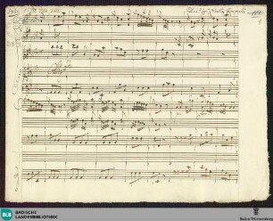 Ciro riconosciuto. Excerpts - Mus. Hs. 218 : S, vl (2), vla, bc