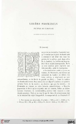 2. Pér. 22.1880: Eugène Fromentin, 10 : peintre et écrivain