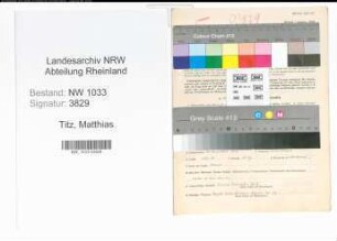 Entnazifizierung Matthias Titz , geb. 21.12.1907 (Polizeibeamter)