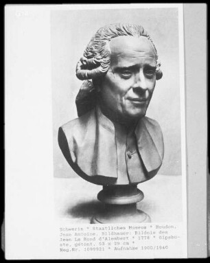 Bildnis des Jean-Baptiste le Rond, genannt d'Alembert