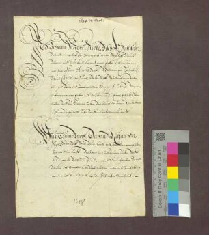 Lehnrevers des Johann Mähre zu Steinenstadt gegenüber dem Basler Domkapitel.