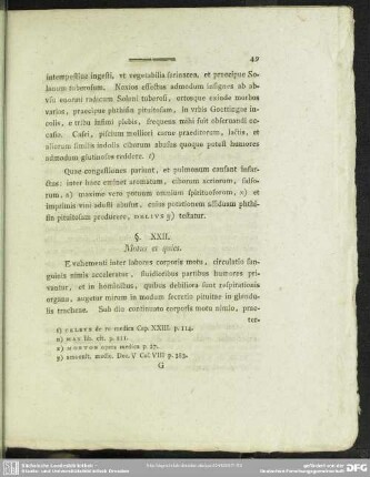 §. XXII. Motus et quies