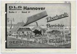 Eberhardt-Berichte Heft 3 / Mai 1931