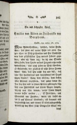 Ein und sechzigster Brief. - Siebzigster Brief.