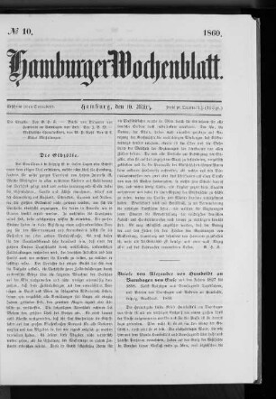 Die Elbzölle.