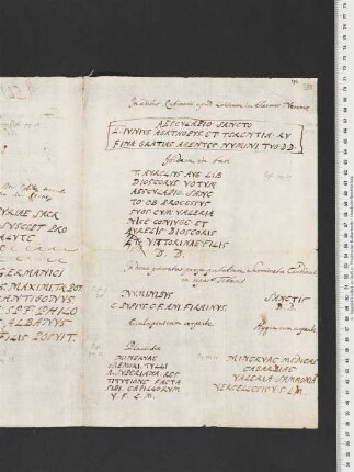 Inschrift auf 21r (oben), auf 22r (Mitte), auf 23r (unten)