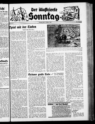 Der illustrierte Sonntag. 1939-1944