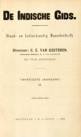 20,2.1898: De indische gids