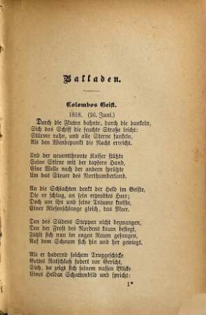 August Graf v. Platens Werke, 1