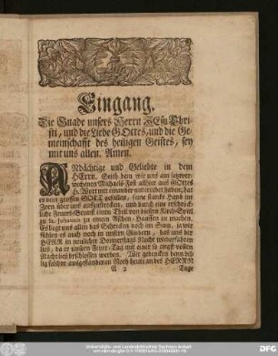 [Der begnadigte Aschenhauffe zu Nain.]