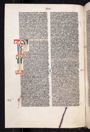 Zierinitiale (Liber regum IV): P(revaricatus)