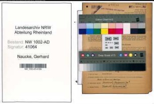 Entnazifizierung Gerhard Naucke, geb. 25.07.1909 (Angest.)