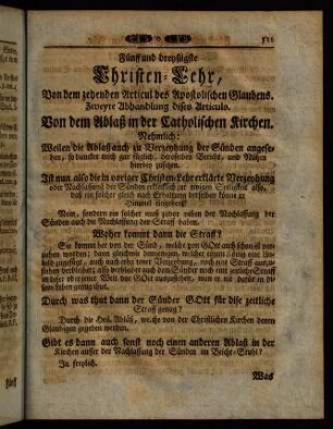 511-521, Fünff und dreyßigste Christen-Lehr, [...]