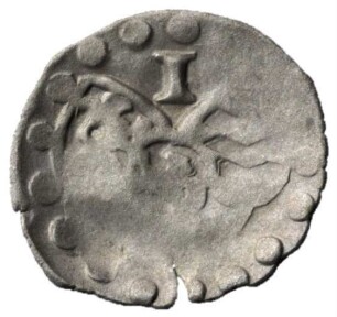 Fundmünze, Pfennig (Schüsselpfennig), 1569 - 1604