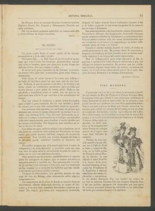 El sueño : (Del "carnet" de una gran dama)