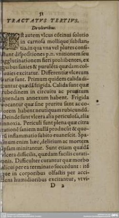 Tractatus Tertius. De ulceribus.
