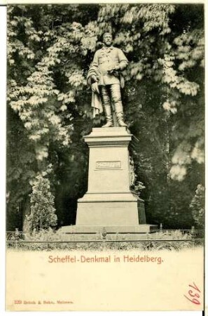 Heidelberg. Scheffel-Denkmal