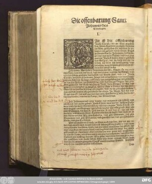 Die offenbarung Sanct Johannis des Theologen.