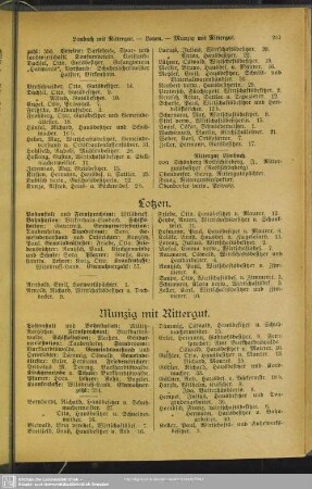 Munzig mit Rittergut
