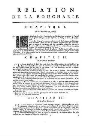 Chapitre III. De la petite Boucharie