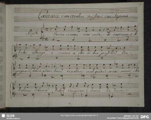 Recitativo: Innocente cor mio di costanza e di fede albergo