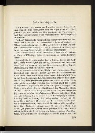 Fahrt ins Ungewisse