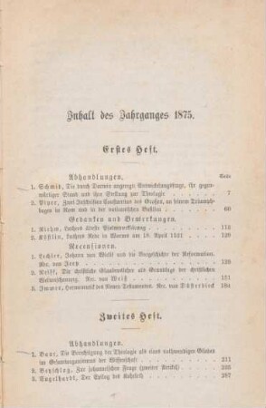 797-799 Inhaltsverzeichnis