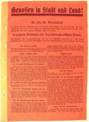 Programmatischer Wahlaufruf der Deutschnationalen Volkspartei anlässlich der Reichstagswahl 1924