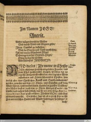 Christliche Leichen-Predigt