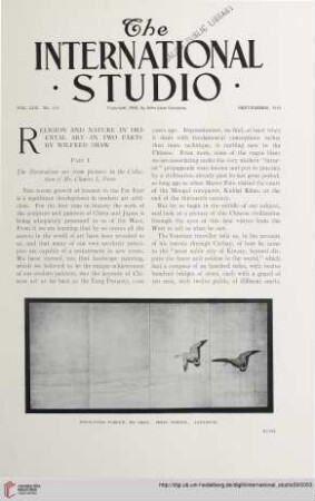 Religion and nature in oriental art, Part I