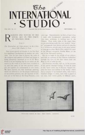 Religion and nature in oriental art, Part I