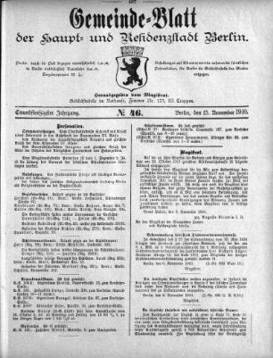 1910,46: No. 46, 13. November 1910