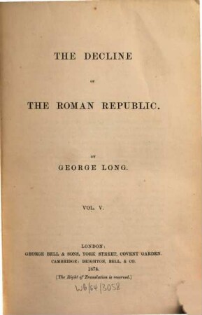 The decline of Roman Republic. 5