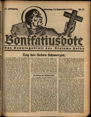 Ausgabe vom Sonntag, den 15. September 1935.