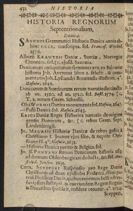 432-475, Historia Regnorum - Historia Pomparum & Ceremoniarum